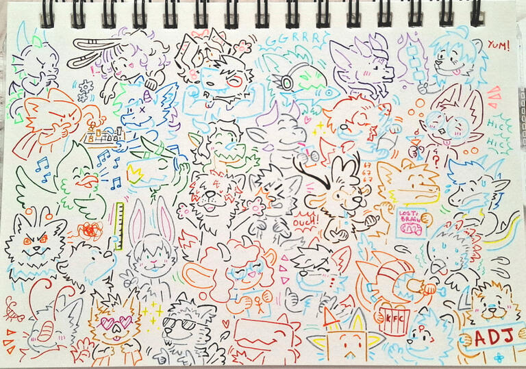 furry mosaic