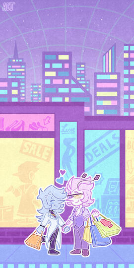 The cyber shopping